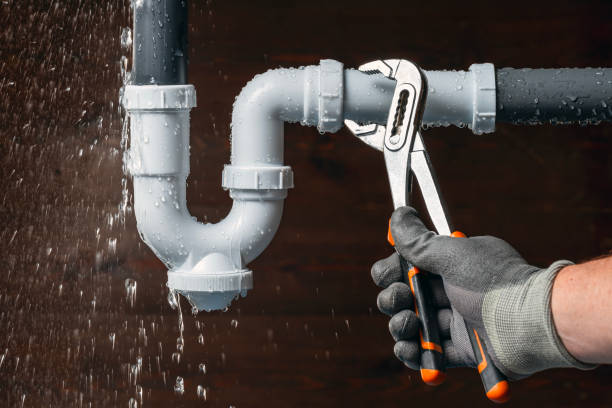 Professional Drain Cleaning technician working in Sidney Center, NY